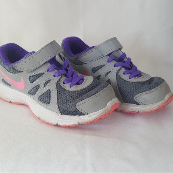 little girl purple nike shoes